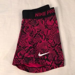 Nike pro spandex shorts